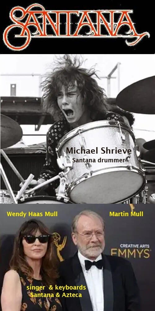 Michael Shrieve and Wendy Haas of Santana